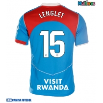 Camisa de Futebol Atletico Madrid Clement Lenglet #15 Equipamento Alternativo Mulheres 2025-26 Manga Curta